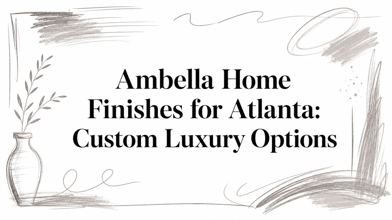 Ambella Home Finishes for Atlanta: Custom Luxury Options