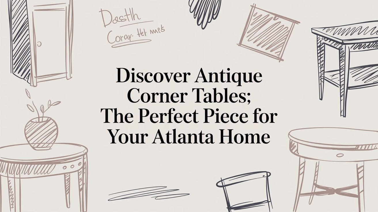 Discover Antique Corner Tables: The Perfect Piece for Your Atlanta Home