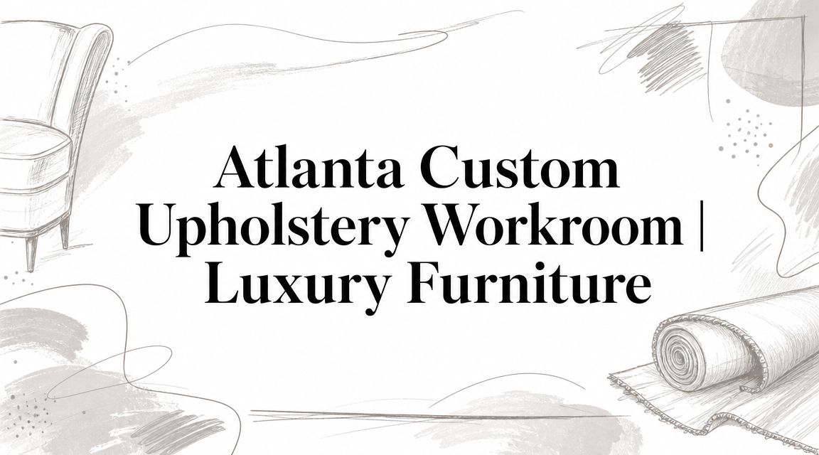 Atlanta Custom Upholstery Workroom | Luxury Furniture