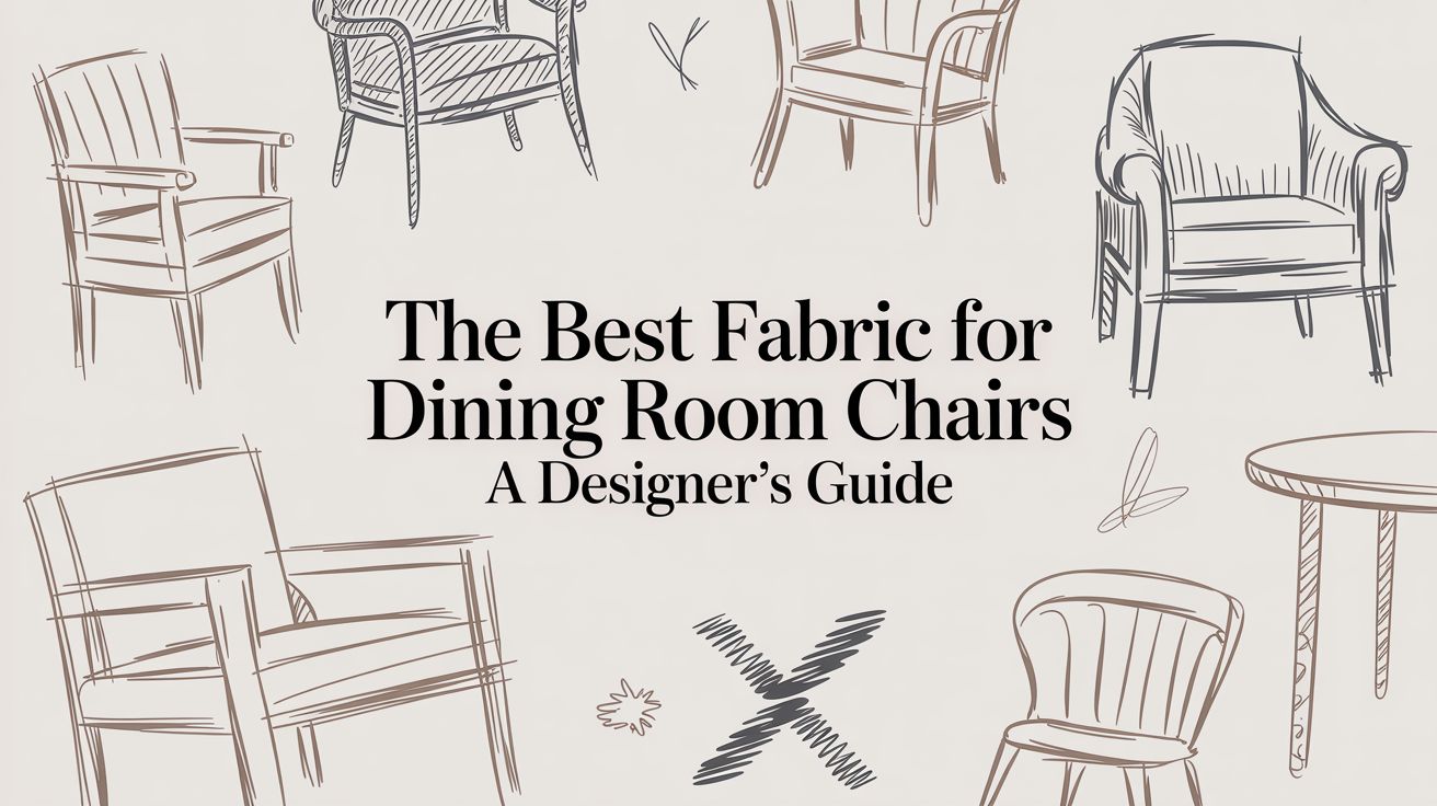 The Best Fabric for Dining Room Chairs: An Atlanta Designer's Guide