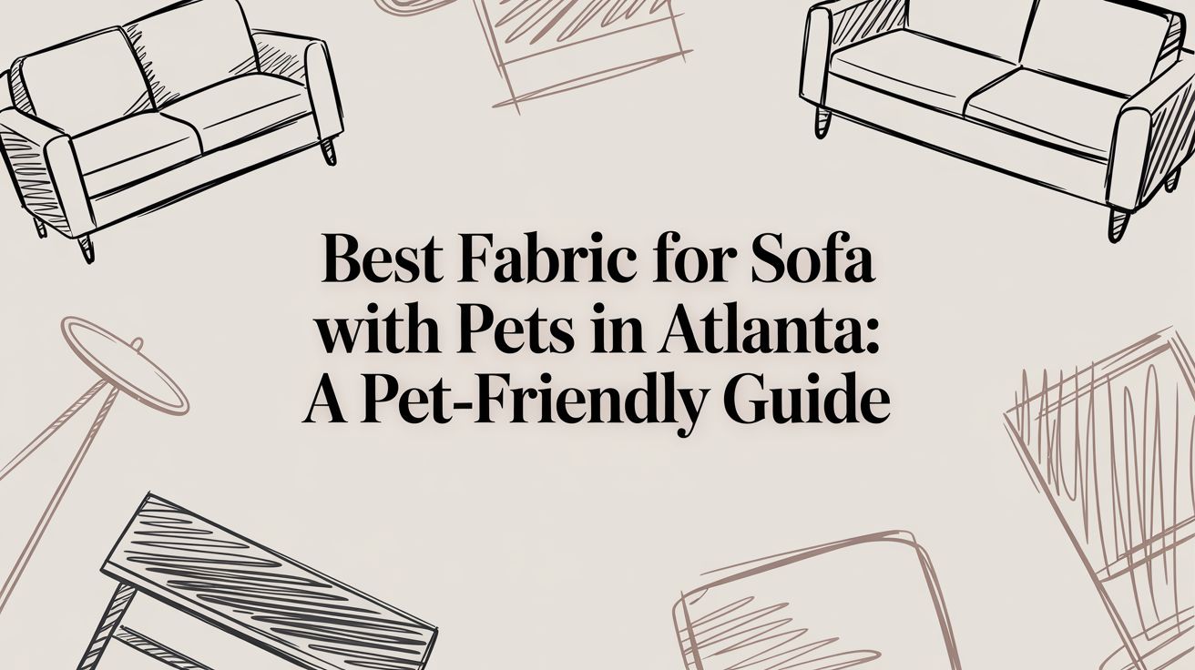 Best Fabric for a Sofa with Pets in Atlanta: An Insider's Guide