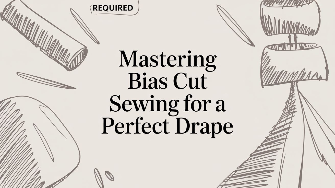Mastering Bias Cut Sewing: The Secret to High-End Drape