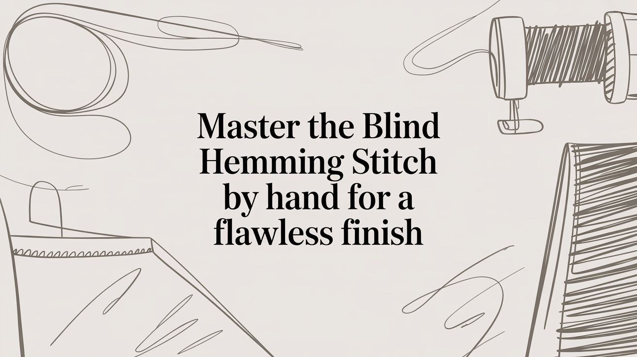 Master the Blind Hemming Stitch by Hand for a Flawless Finish