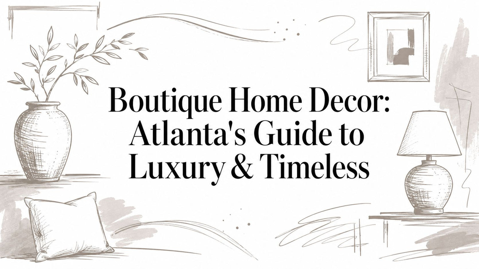 Boutique Home Decor: Atlanta's Guide to Luxury & Timeless