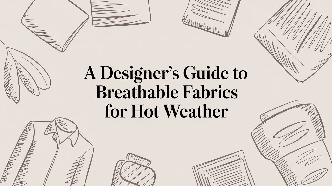 A Designer's Guide to Breathable Fabrics for Hot Weather