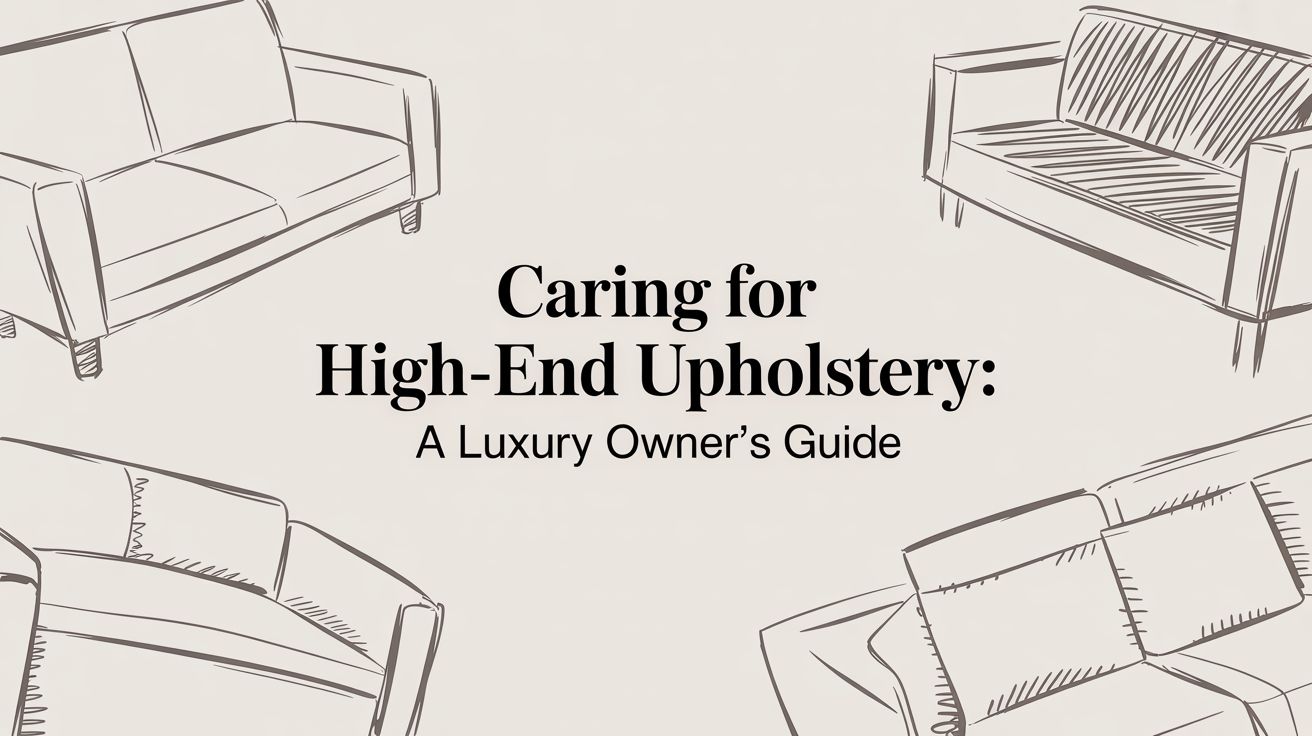 Caring for High-End Upholstery: A Luxury Owner's Guide