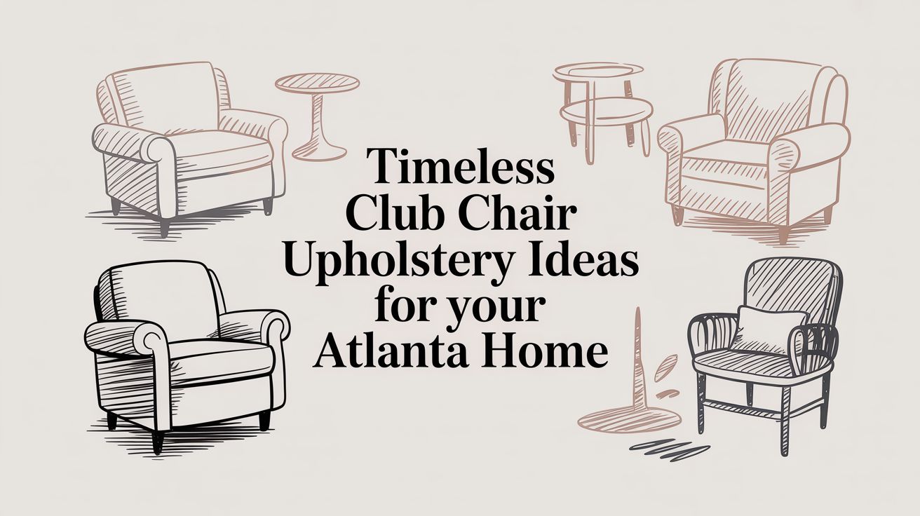 The Ultimate Guide to Club Chair Upholstery in Atlanta