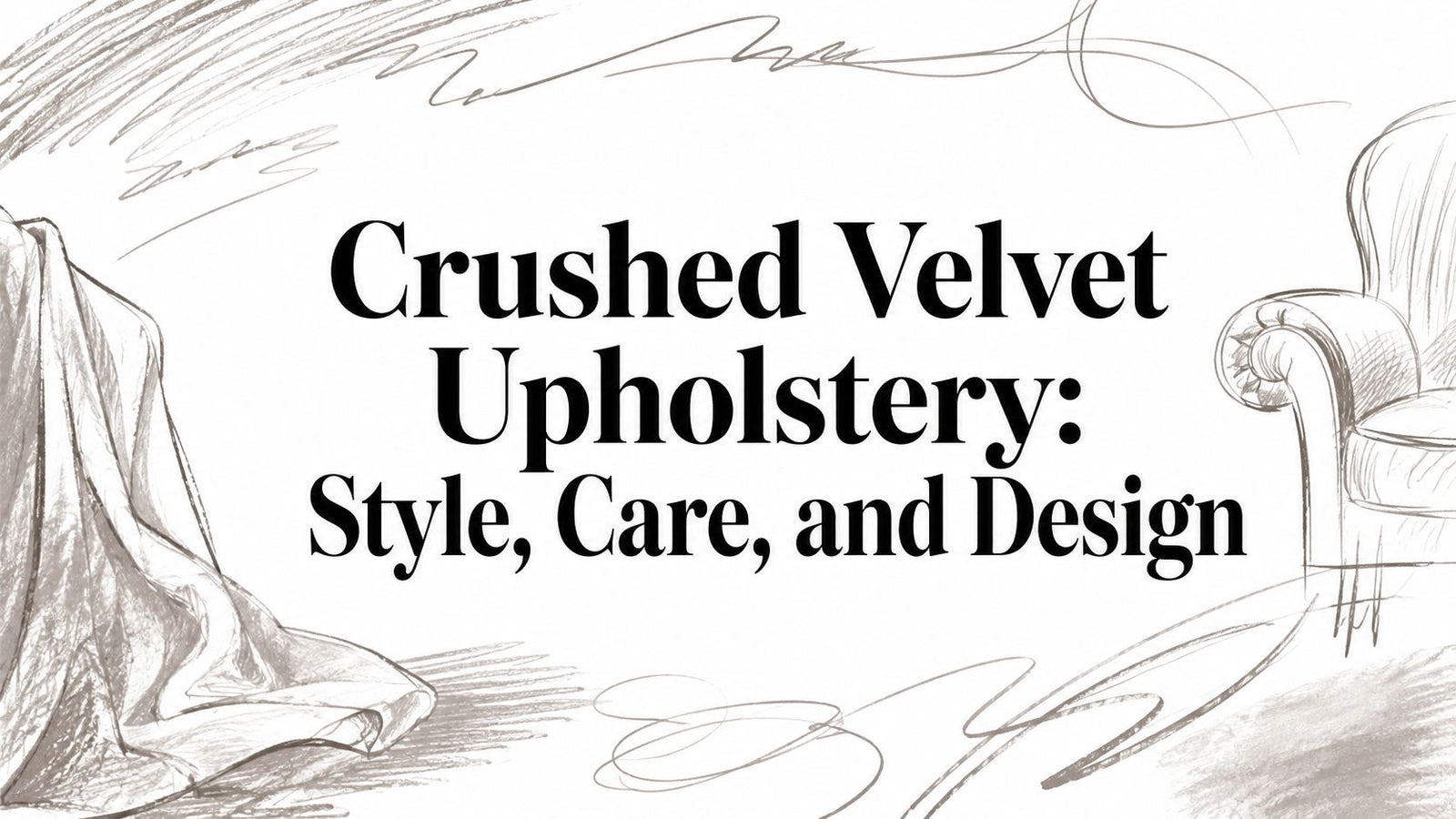 Crushed Velvet Upholstery: Style, Care, and Design