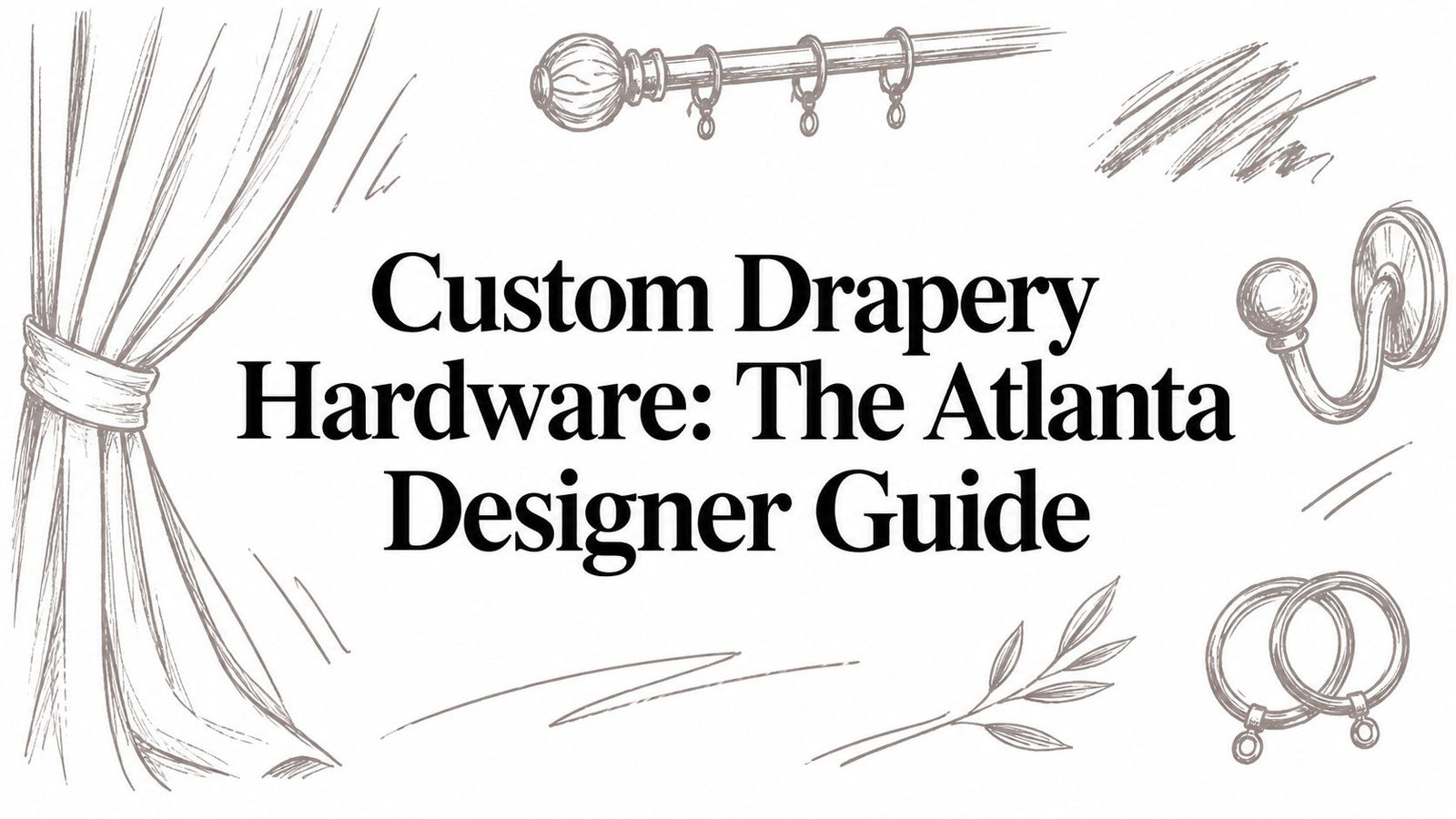 Custom Drapery Hardware: The Atlanta Designer Guide