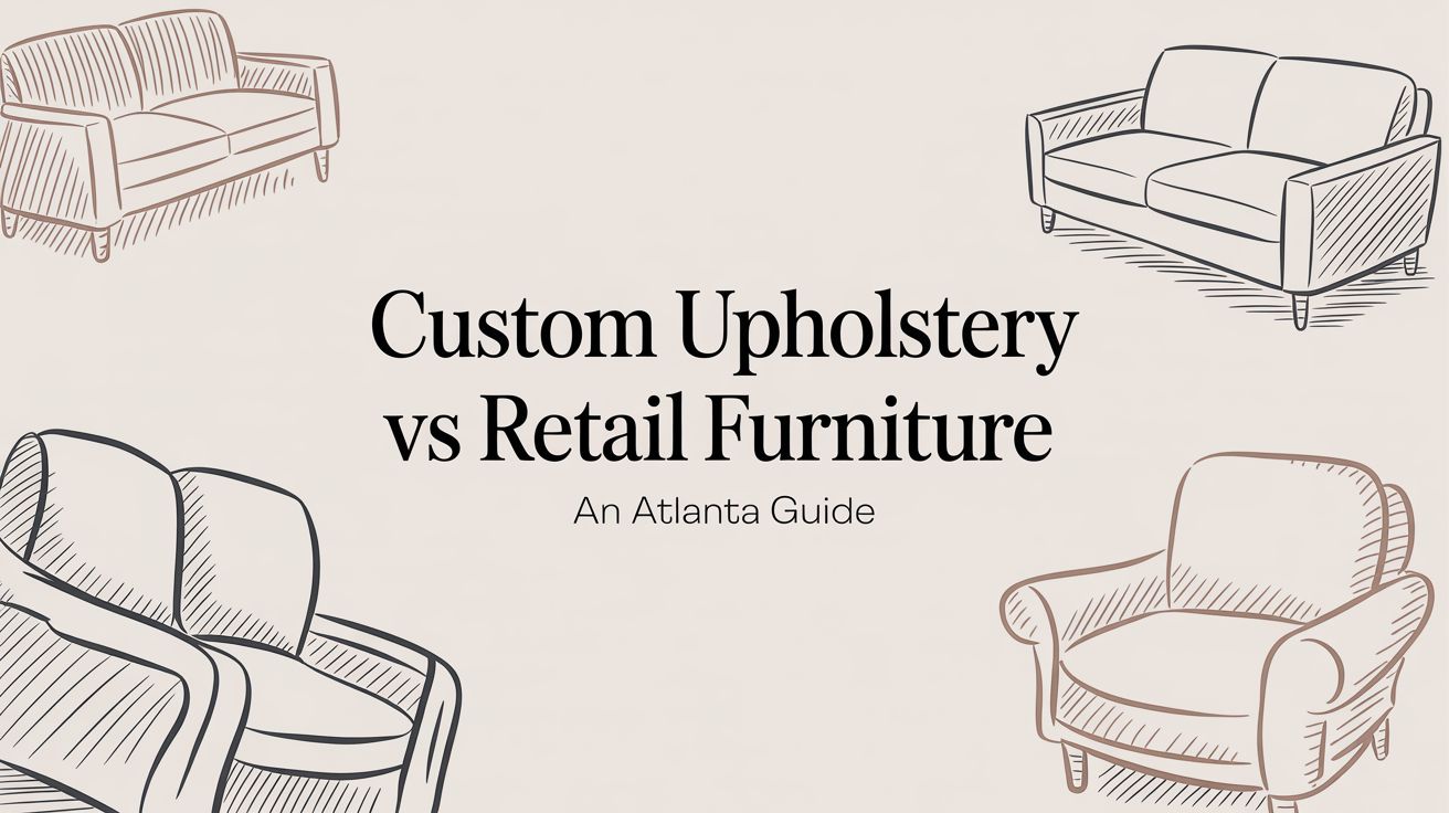 Custom Upholstery vs. Retail Furniture: An Atlanta Guide for 2026