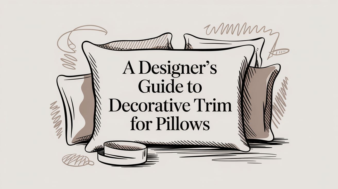 A Designer's Guide to Decorative Trim for Pillows