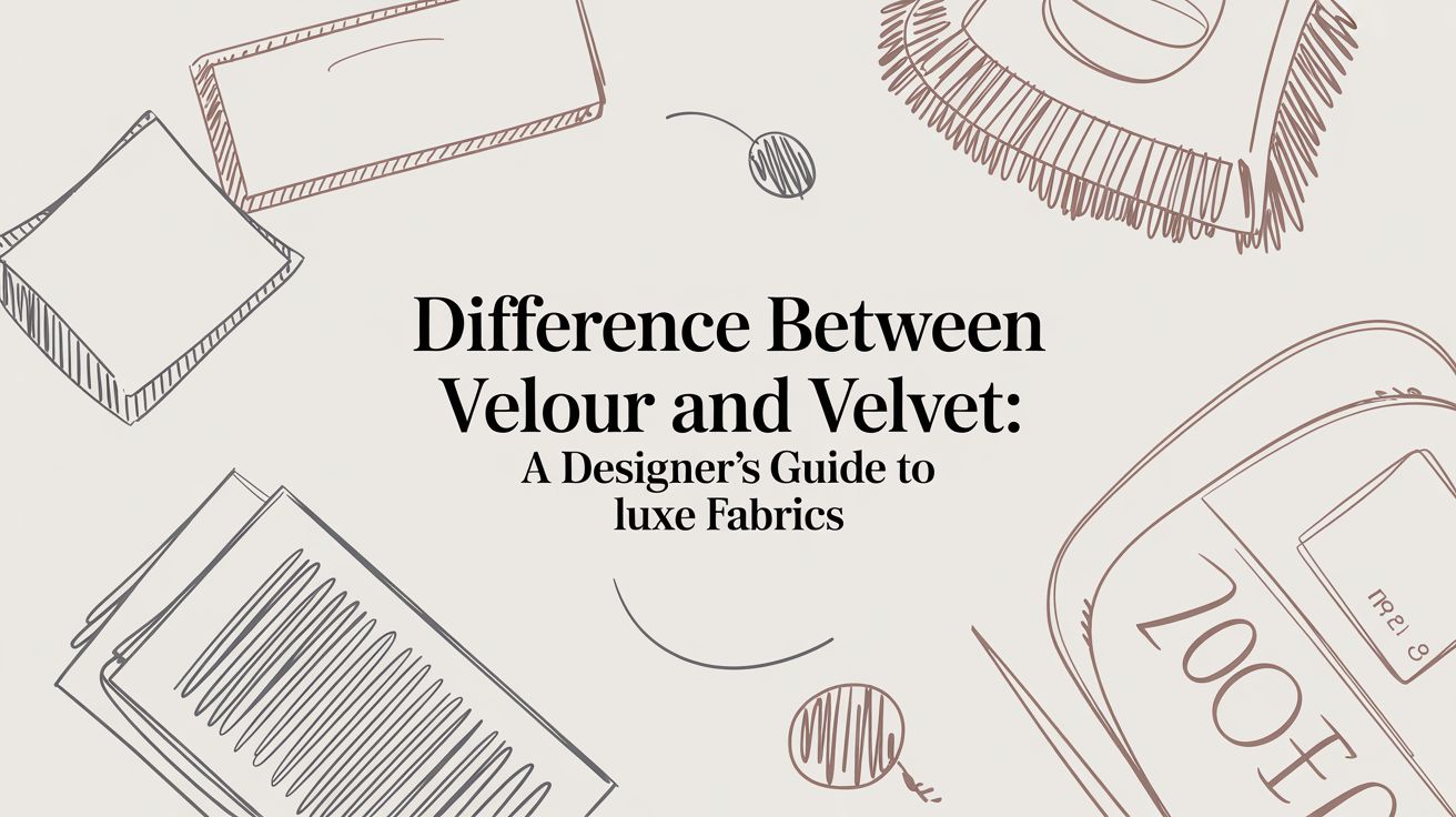 Difference Between Velour and Velvet: An Atlanta Designer's Guide