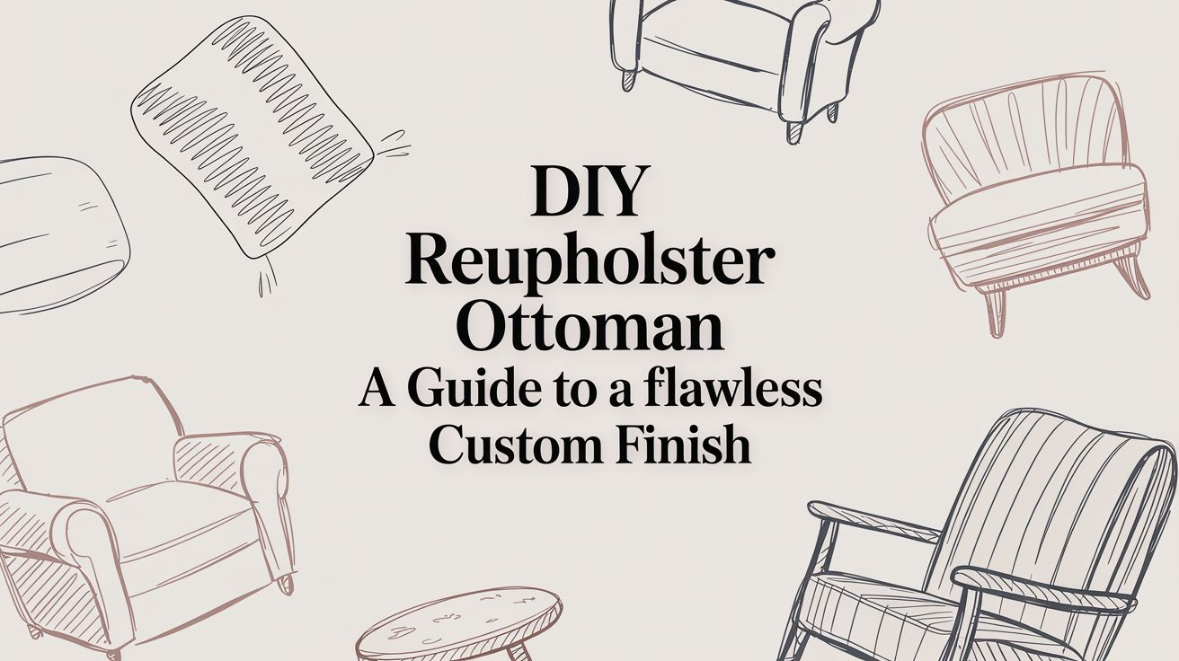From Overlooked to Outstanding: Reupholster Your Ottoman with Designer Flair