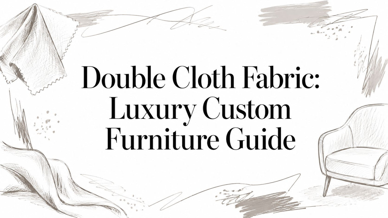 Double Cloth Fabric: Luxury Custom Furniture Guide