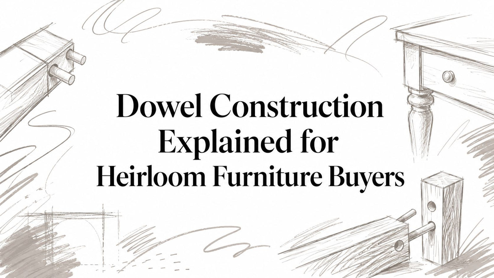 Dowel Construction Explained for Heirloom Furniture Buyers