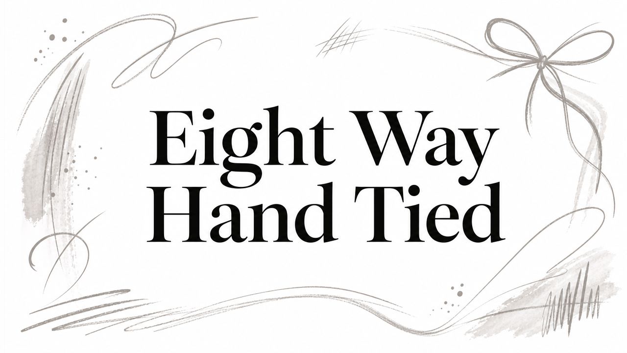 Eight Way Hand Tied