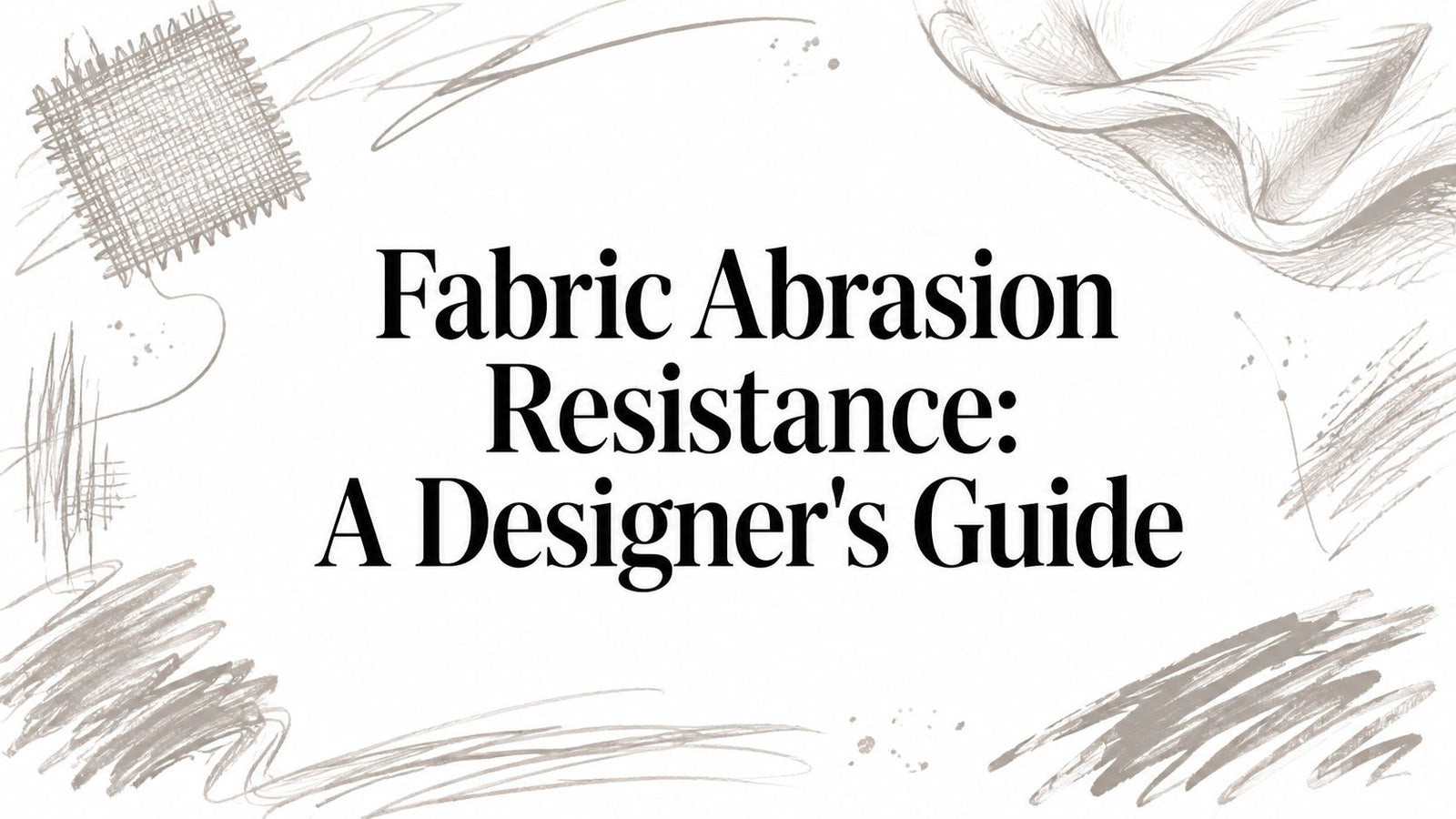 Fabric Abrasion Resistance: A Designer's Guide