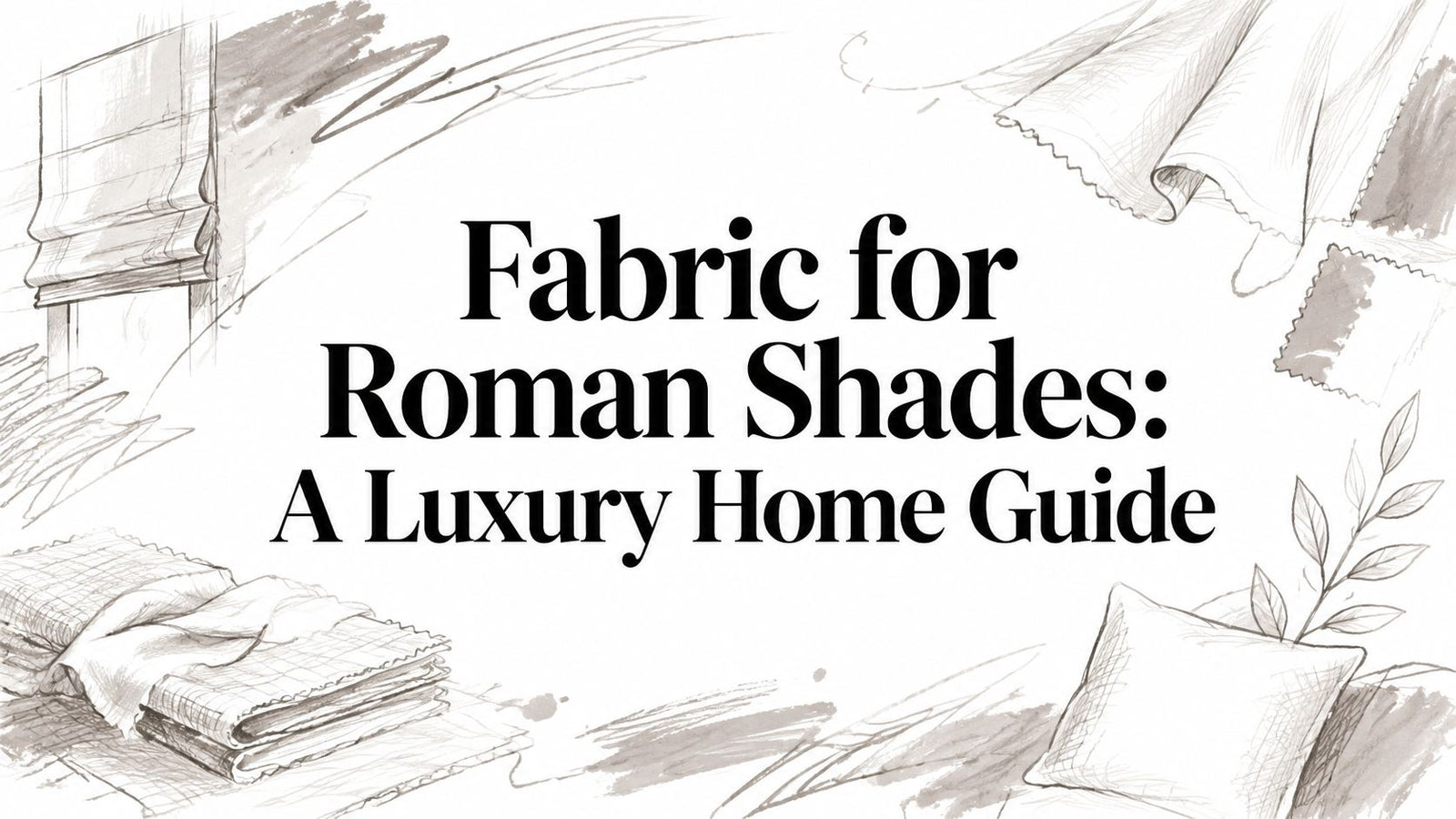 Fabric for Roman Shades: A Luxury Home Guide