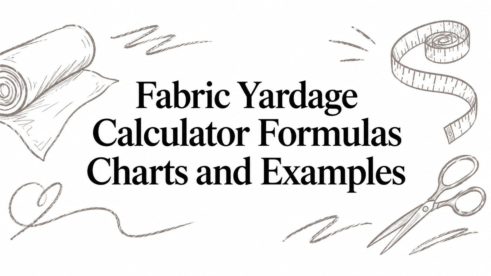Fabric Yardage Calculator Formulas Charts and Examples