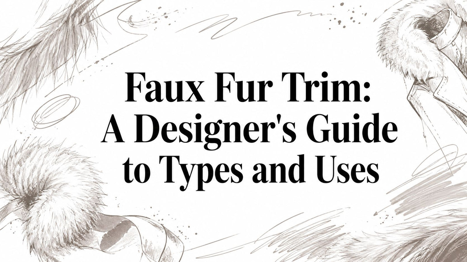 Faux Fur Trim: A Designer's Guide to Types and Uses