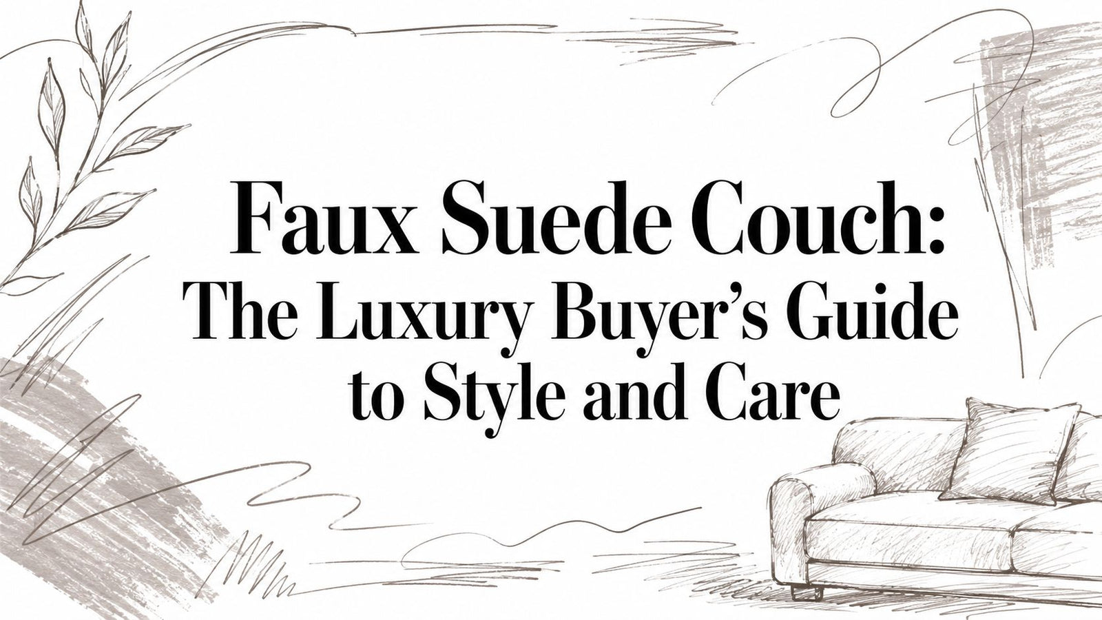 Faux Suede Couch: The Luxury Buyer’s Guide to Style and Care