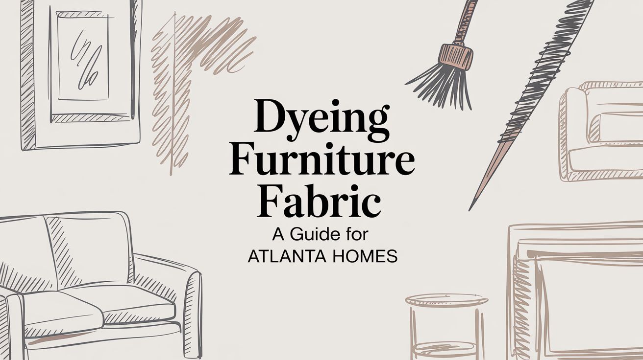 Is Dyeing Furniture Fabric a Smart Move or a Design Disaster?