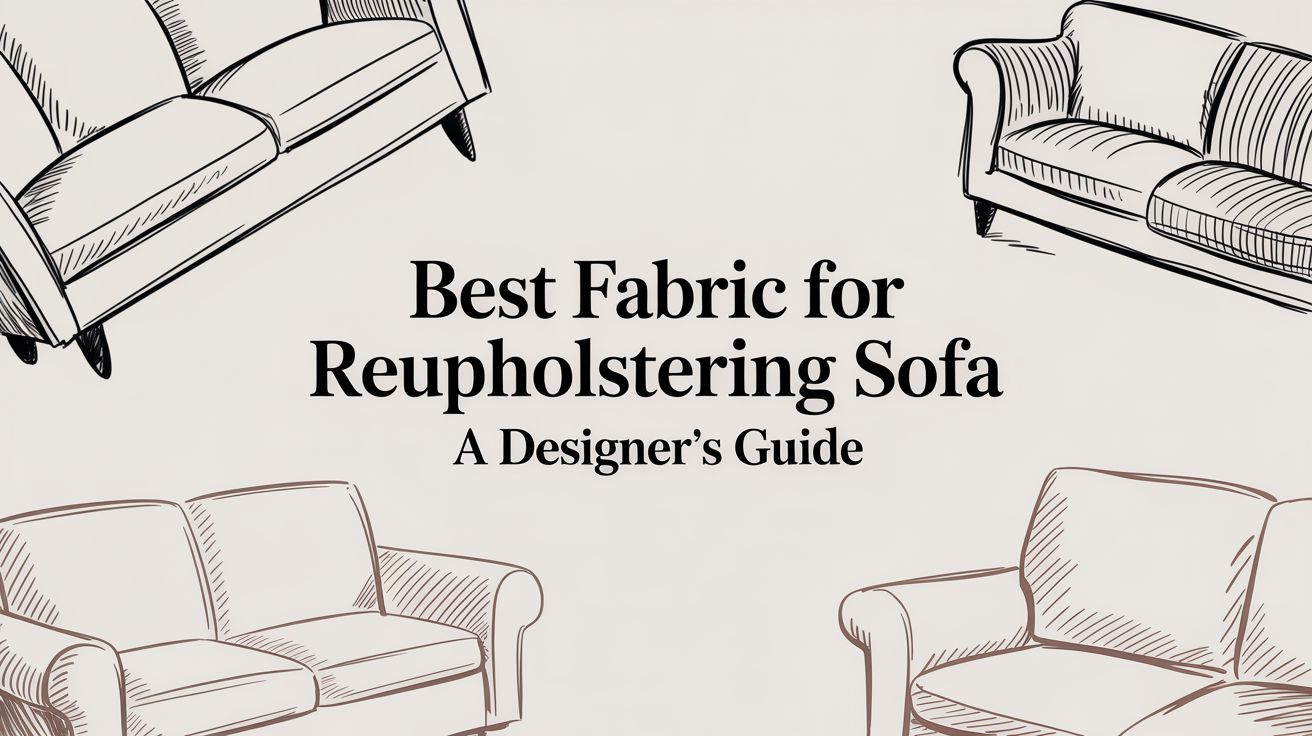 The Best Fabric for Reupholstering a Sofa: An Atlanta Designer's Guide