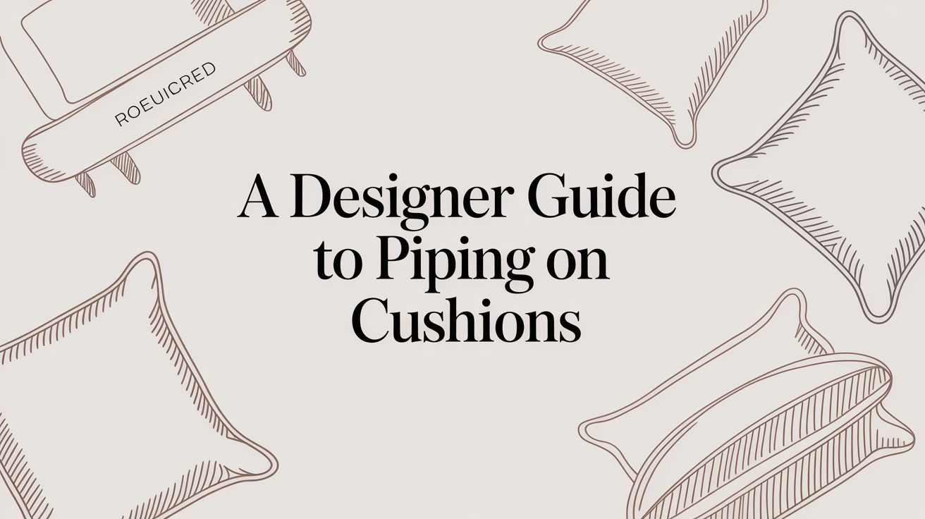 A Designer's Guide to Piping on Cushions