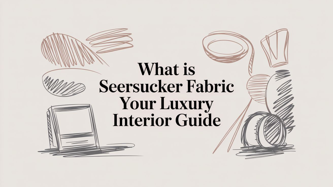 What Is Seersucker Fabric? A Luxury Interior Designer's Guide