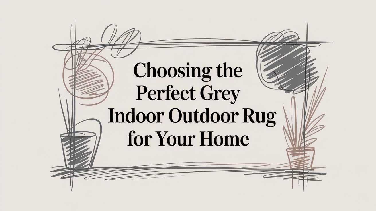 The Designer's Guide to Choosing a Grey Indoor Outdoor Rug