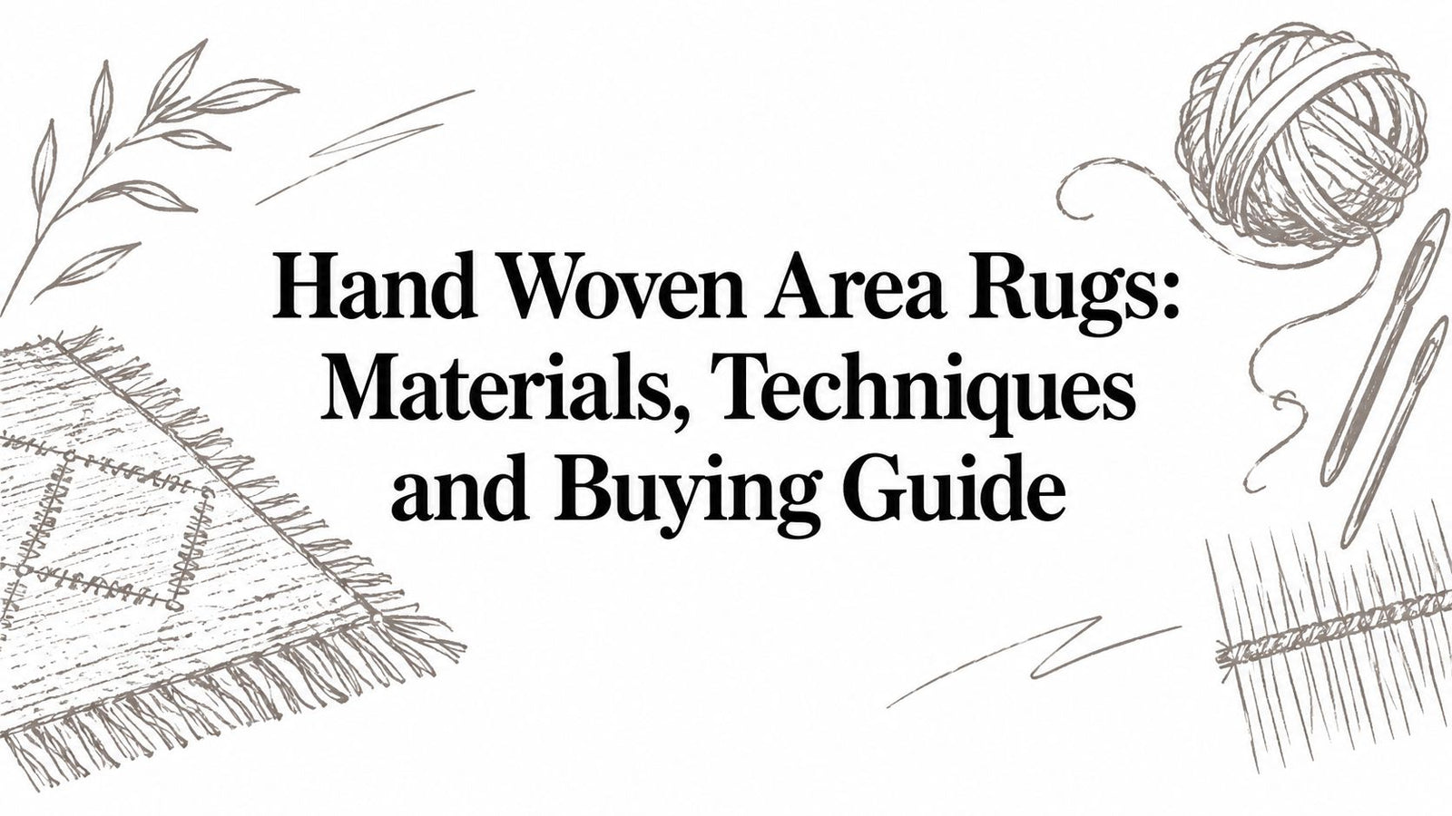 Hand Woven Area Rugs: Materials, Techniques and Buying Guide