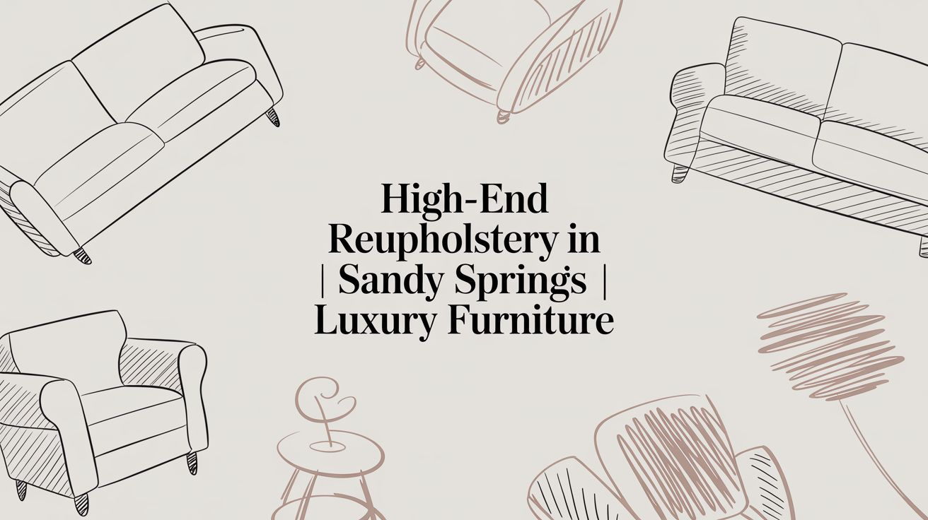 High-End Reupholstery in Sandy Springs | Luxury Furniture