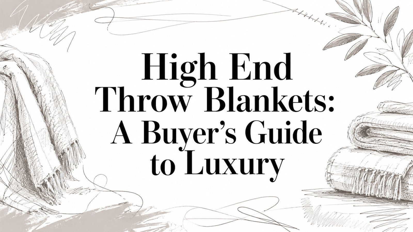 High End Throw Blankets: A Buyer's Guide to Luxury