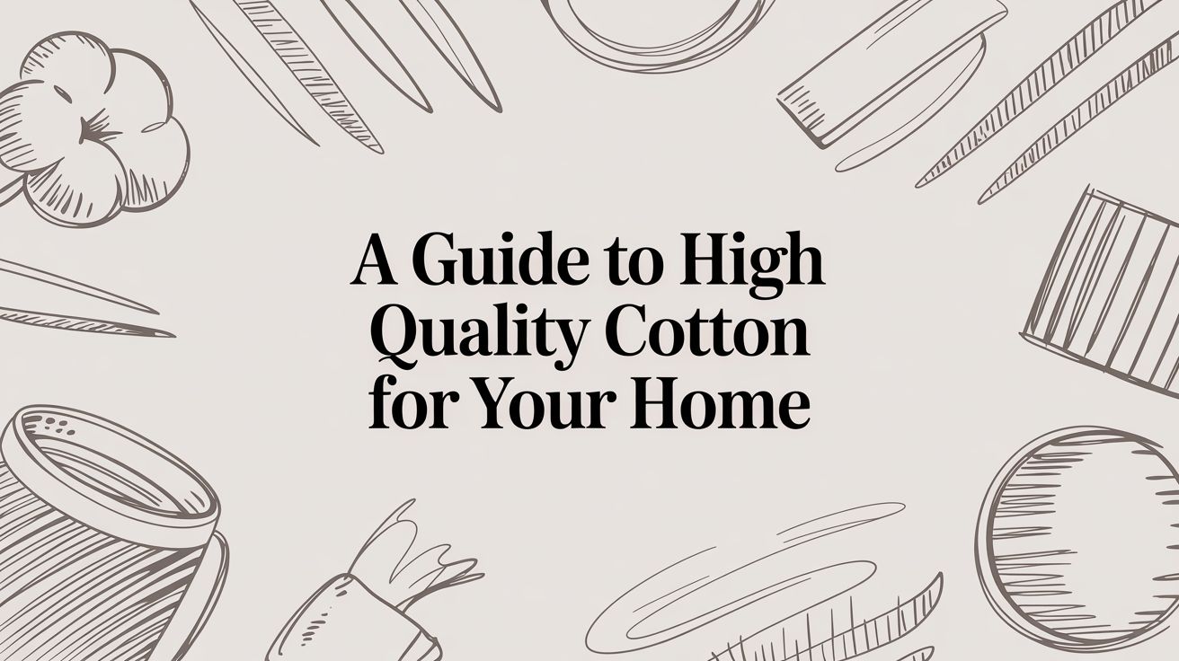 A Guide to High Quality Cotton for Your Home