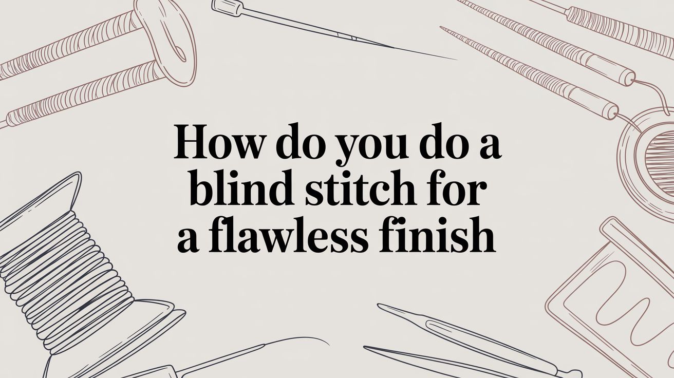 How Do You Do a Blind Stitch for a Flawless Finish?