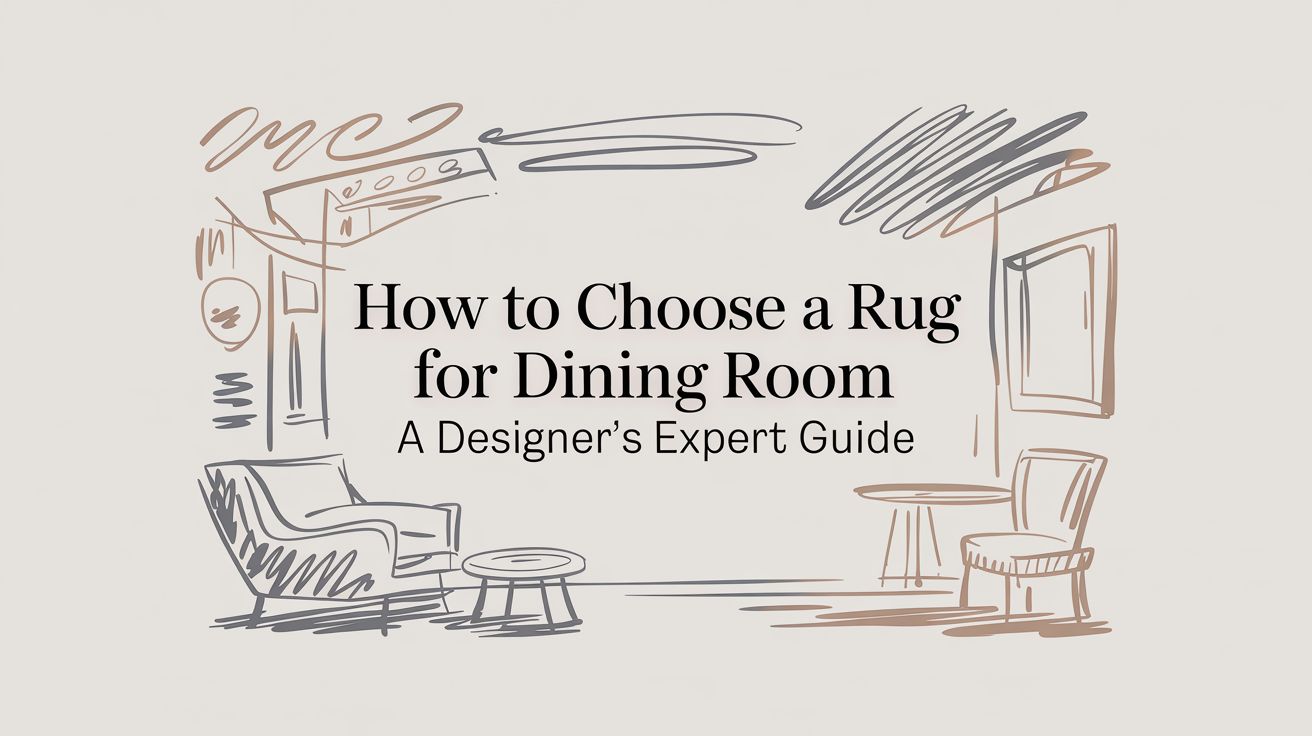 How to Choose a Rug for Your Dining Room: An Atlanta Designer's Guide