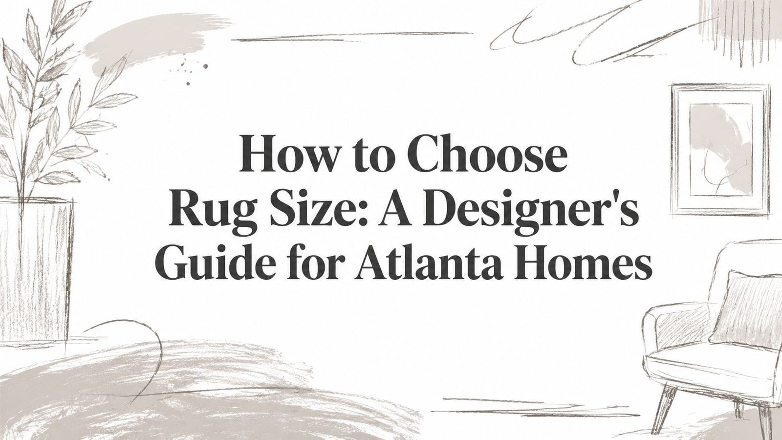 How to Choose Rug Size: A Designer's Guide for Atlanta Homes