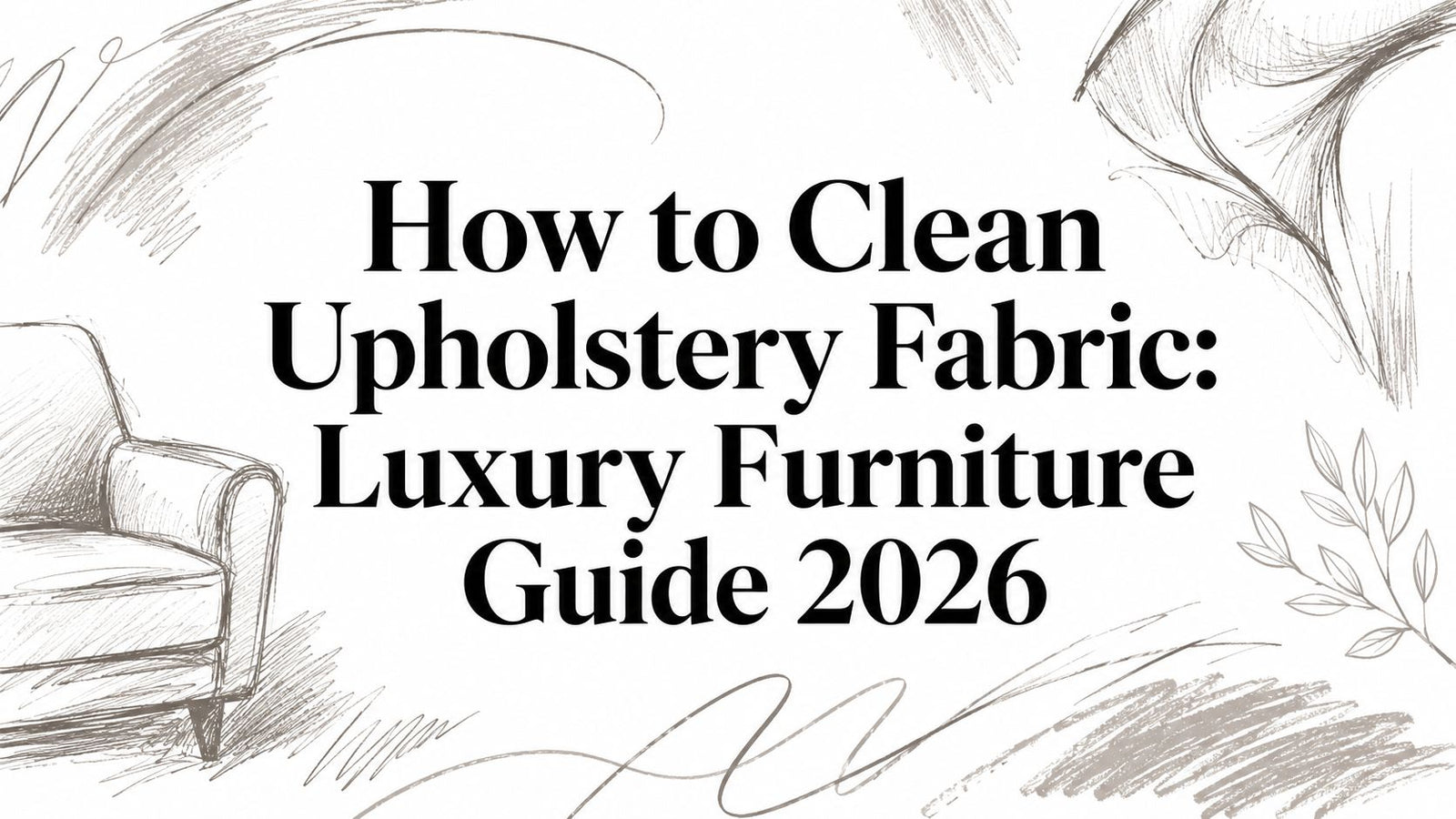 How to Clean Upholstery Fabric: Luxury Furniture Guide 2026