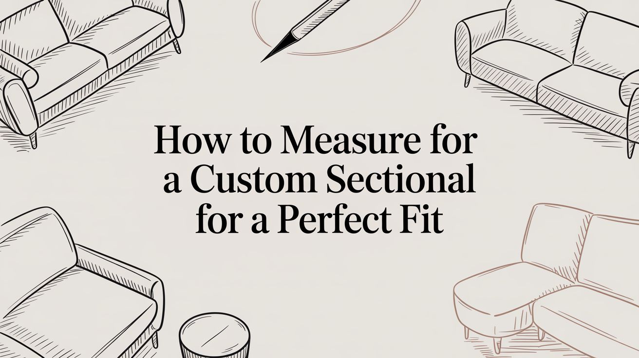 How to Measure for a Custom Sectional for a Perfect Fit
