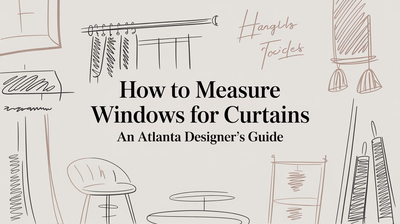 How to Measure Windows for Curtains: An Atlanta Designer's Guide