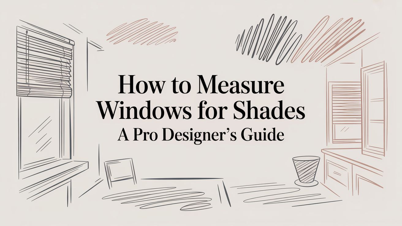 How to Measure Windows for Shades: A Pro Designer's Guide