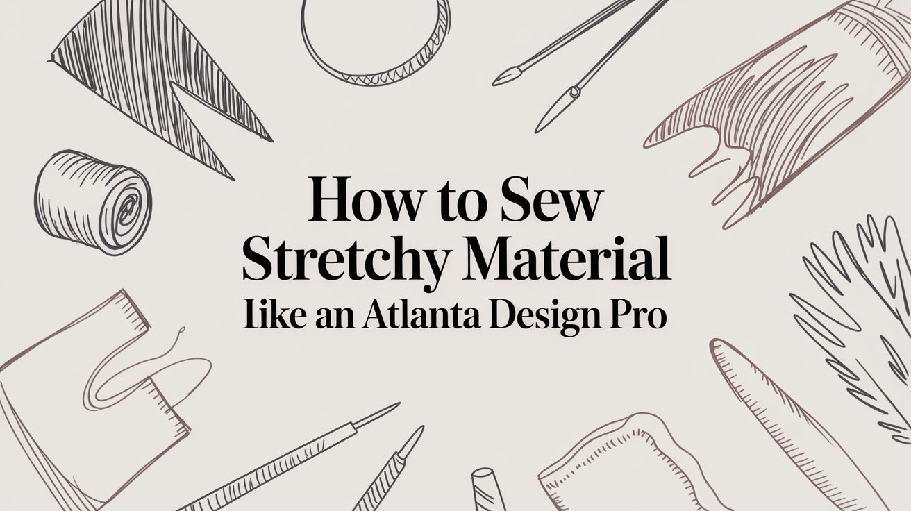 How to Sew Stretchy Material Like an Atlanta Design Pro