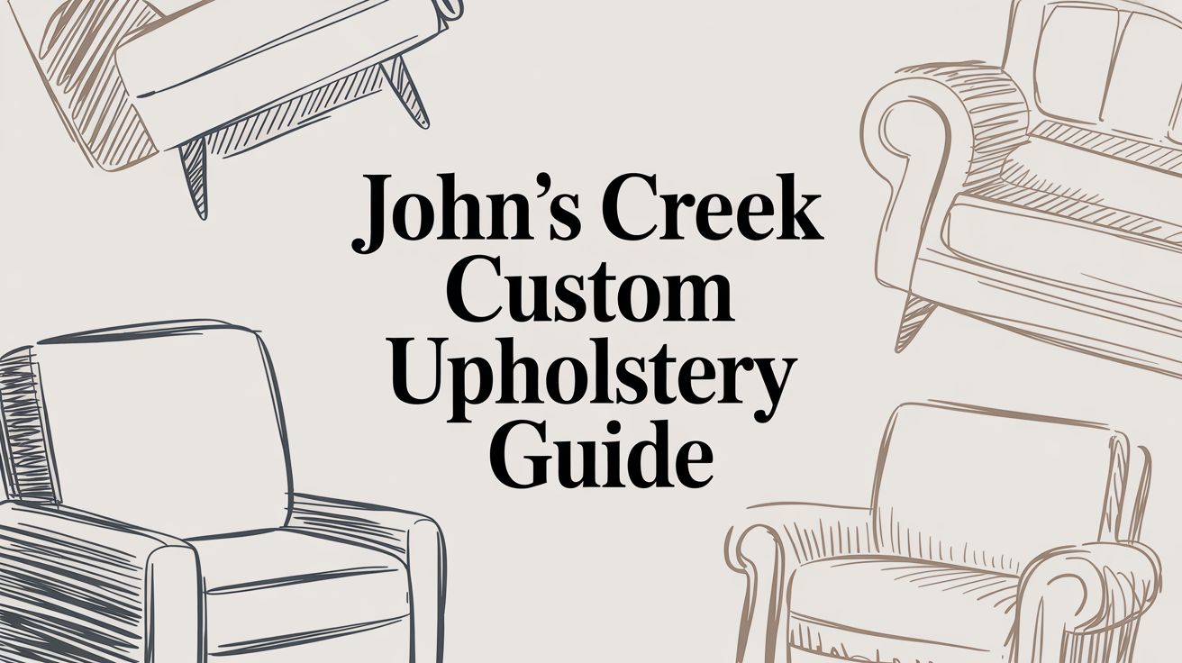 Your 2026 Guide to Luxury Custom Upholstery in John's Creek & Atlanta