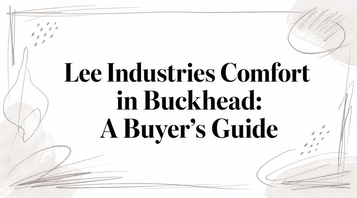 Lee Industries Comfort in Buckhead: A Buyer's Guide