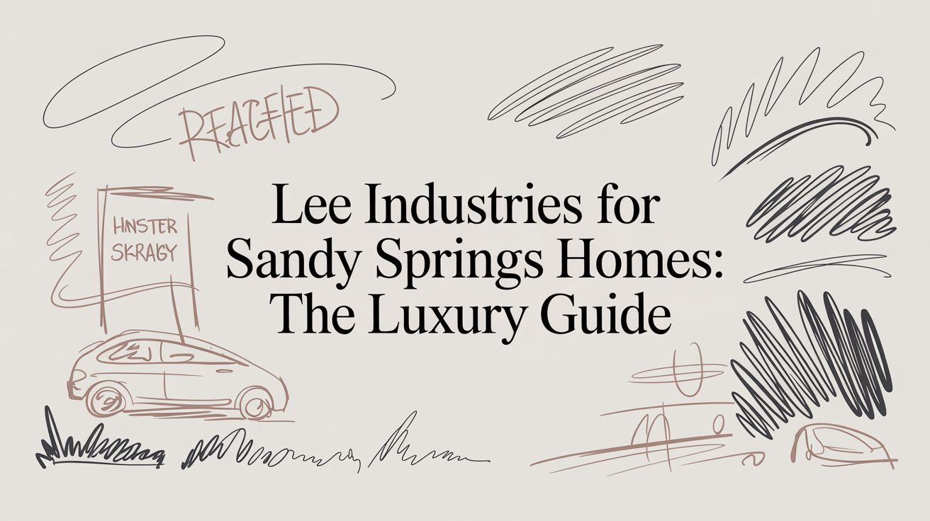 Lee Industries for Sandy Springs Homes: The Luxury Guide