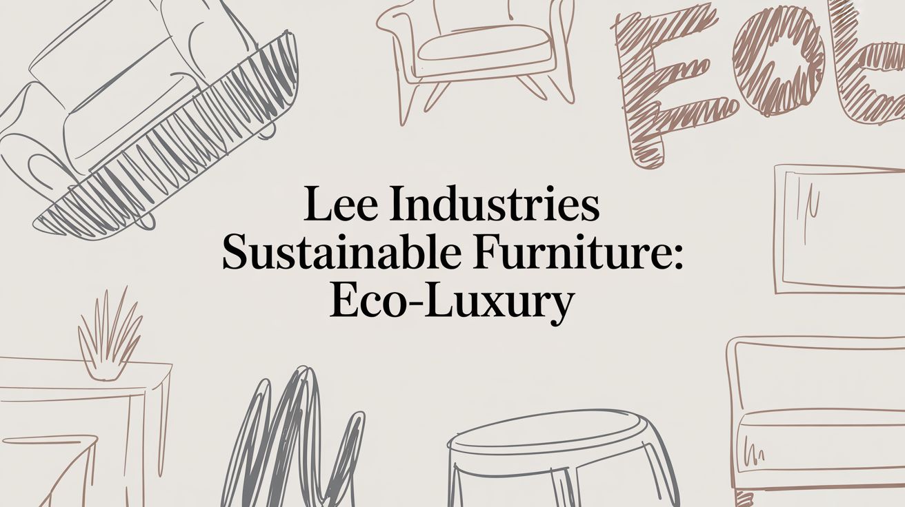 Lee Industries Sustainable Furniture: A Guide to Eco-Luxury in 2026