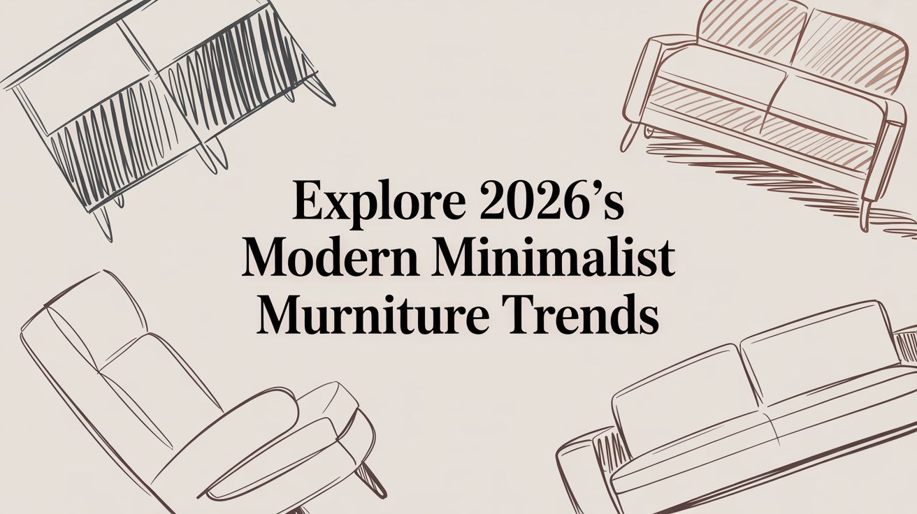 Explore 2026's Modern Minimalist Furniture Trends