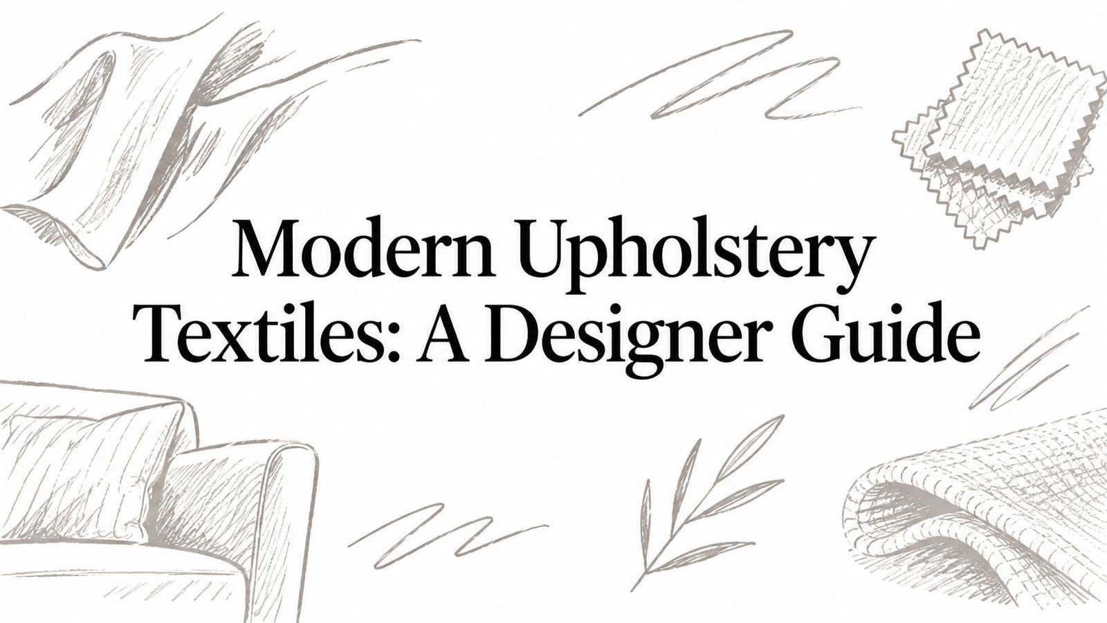 Modern Upholstery Textiles: A Designer Guide