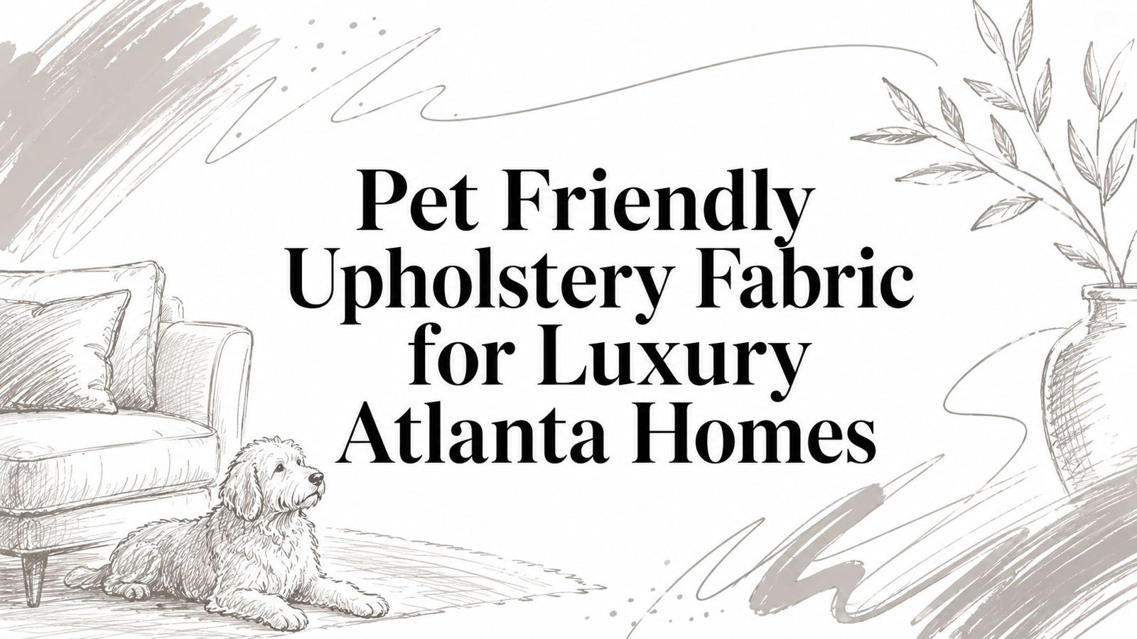 Pet Friendly Upholstery Fabric for Luxury Atlanta Homes