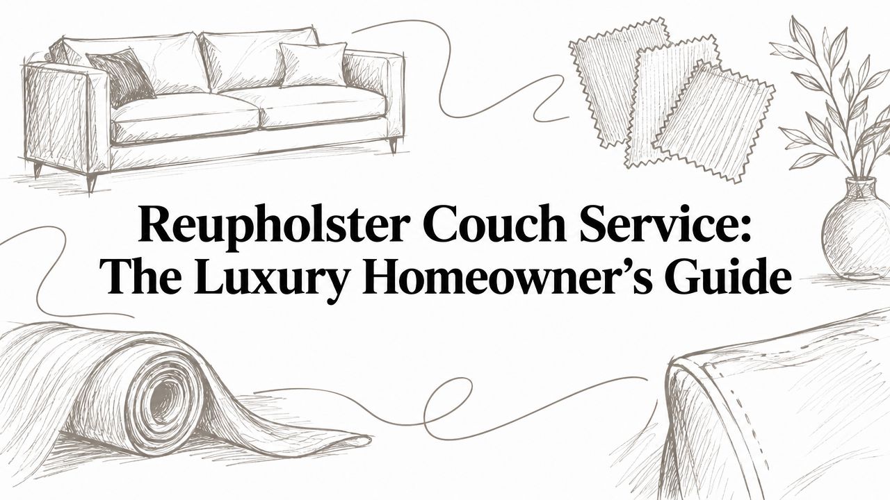 Reupholster Couch Service: The Luxury Homeowner’s Guide